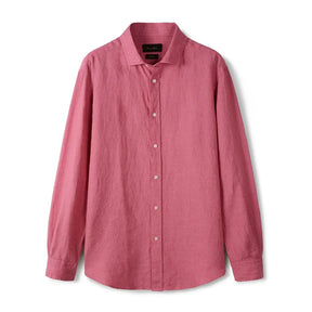 Camisa de Linho Lisa Masculina Montvani MV347