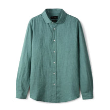 Camisa de Linho Lisa Masculina Montvani MV347