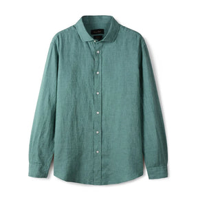 Camisa de Linho Lisa Masculina Montvani MV347