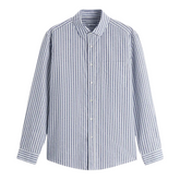 Camisa Masculina em Linho Listrada Montvani MV358