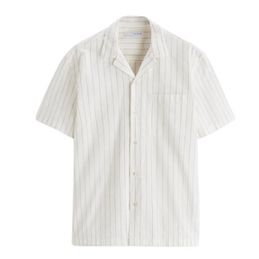 Camisa Masculina em Linho Listrada Montvani MV359