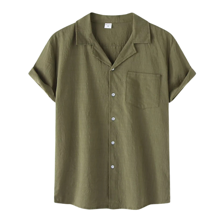 Camisa Masculina em Linho Montvani MV397