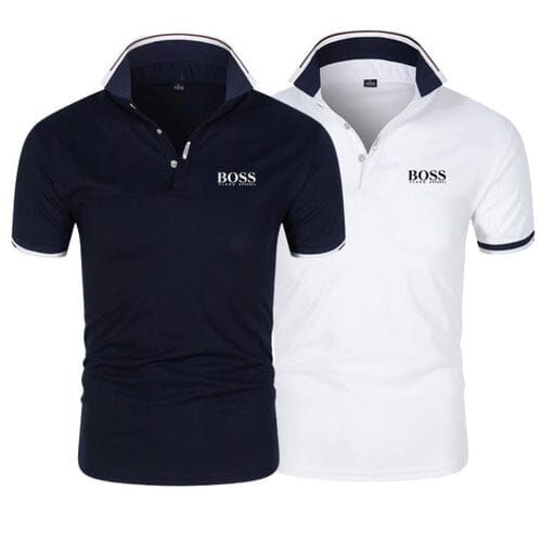 Kit 2 Camisas Polo Alfa Boss - [Compre 1 Leve 2]