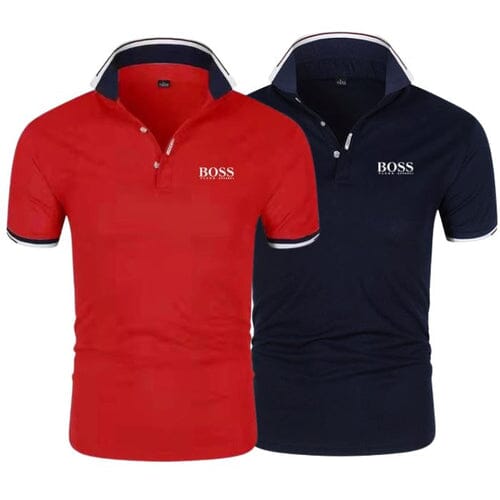 Kit 2 Camisas Polo Alfa Boss - [Compre 1 Leve 2]
