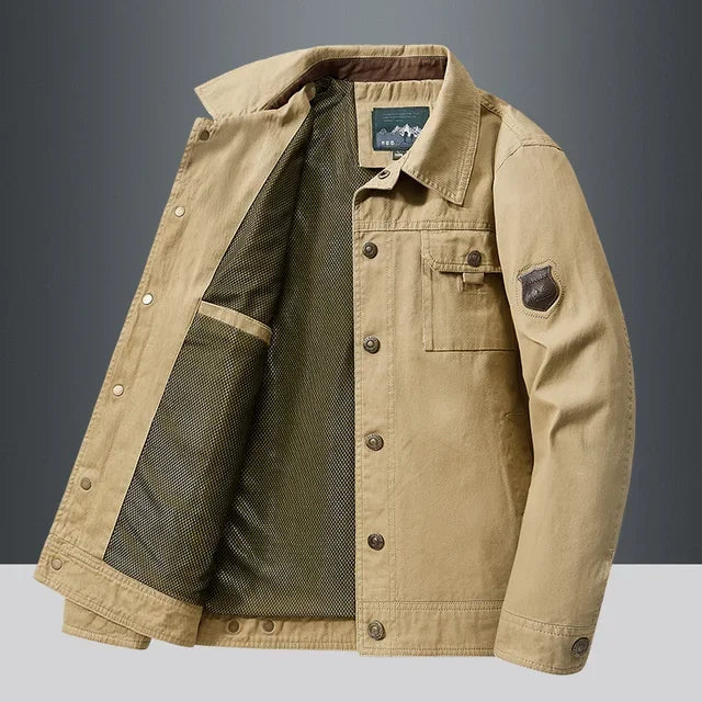 Jaqueta Casual Masculina em Algodão Ferrutini FRT171
