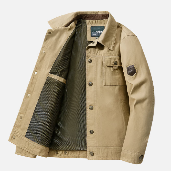 Jaqueta Casual Masculina em Algodão Ferrutini FRT171