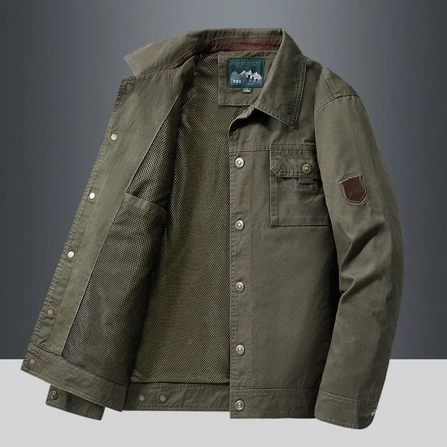 Jaqueta Casual Masculina em Algodão Ferrutini FRT171