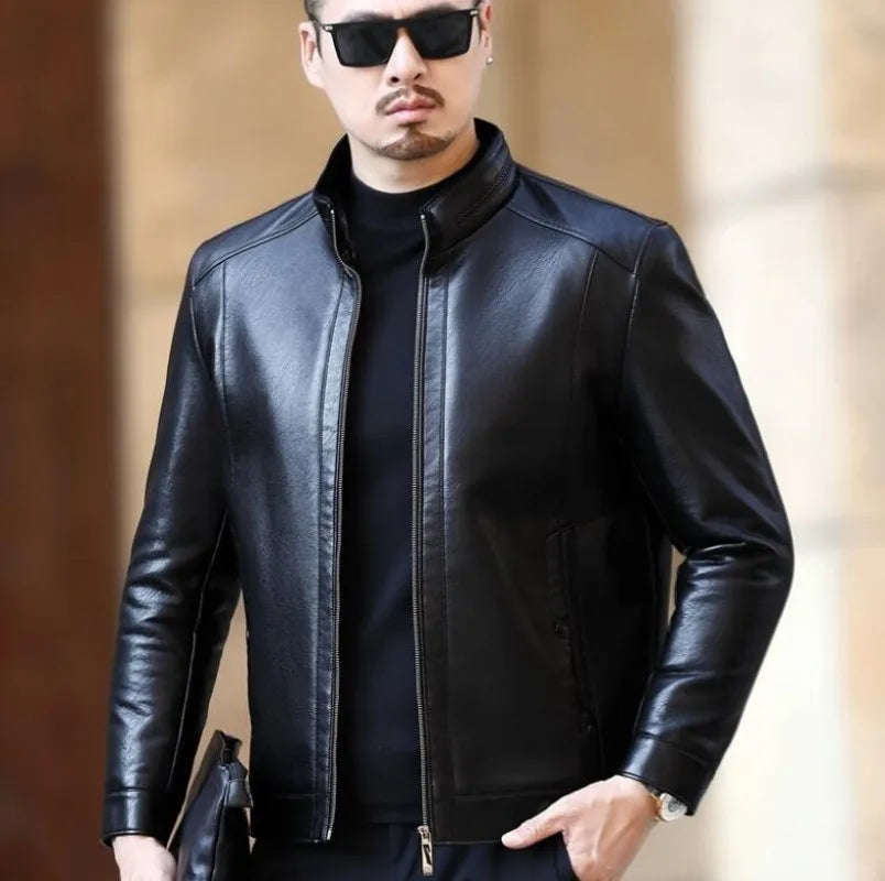Jaqueta De Couro Masculina Ferrutini FRT208