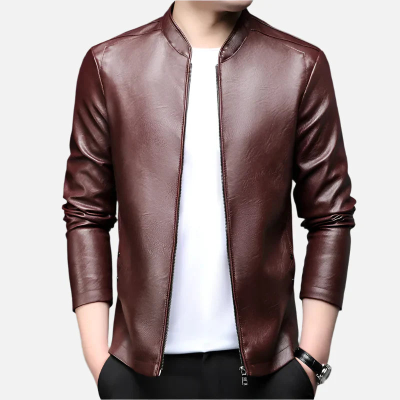 Jaqueta De Couro Masculina Ferrutini FRT165