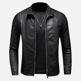 Jaqueta de Couro Motociclista Masculina Ferrutini FRT161