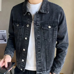 Jaqueta Jeans Masculina com Botões Ferrutini FRT151