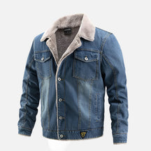 Jaqueta Jeans Masculina com Interior Forrada Ferrutini FRT127