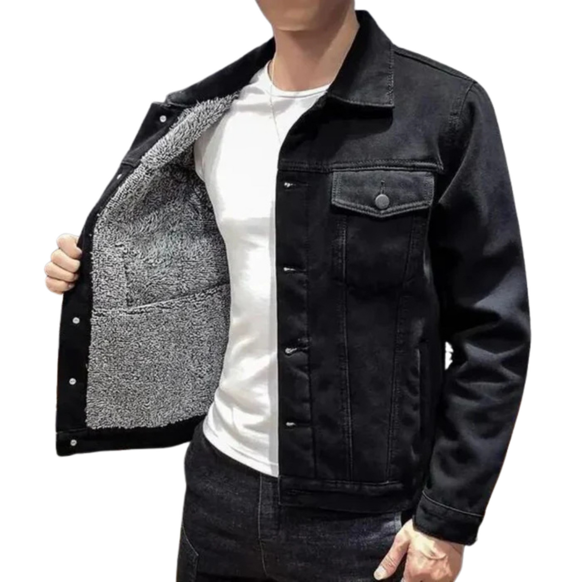 Jaqueta Jeans Masculina Ferrutini FRT114
