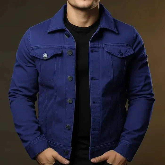 Jaqueta Jeans Masculina Slim Ferrutini FRT176