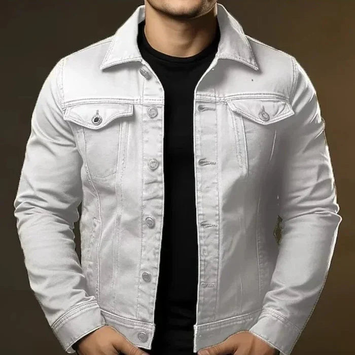 Jaqueta Jeans Masculina Slim Ferrutini FRT176