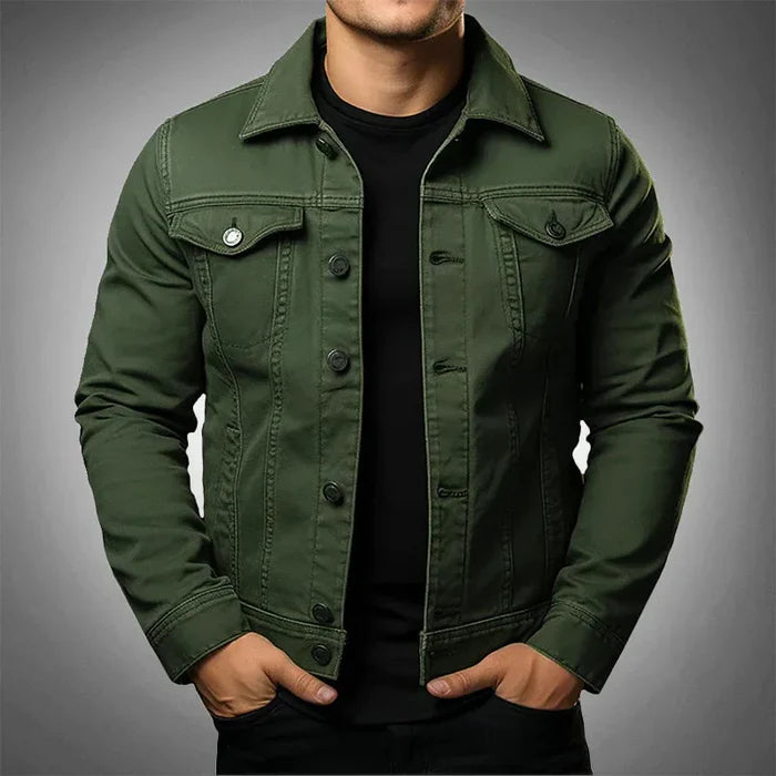 Jaqueta Jeans Masculina Slim Ferrutini FRT176