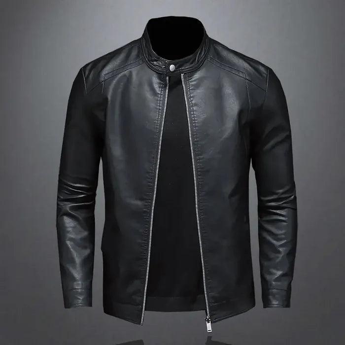 Jaqueta Masculina em Couro Ferrutini FRT209