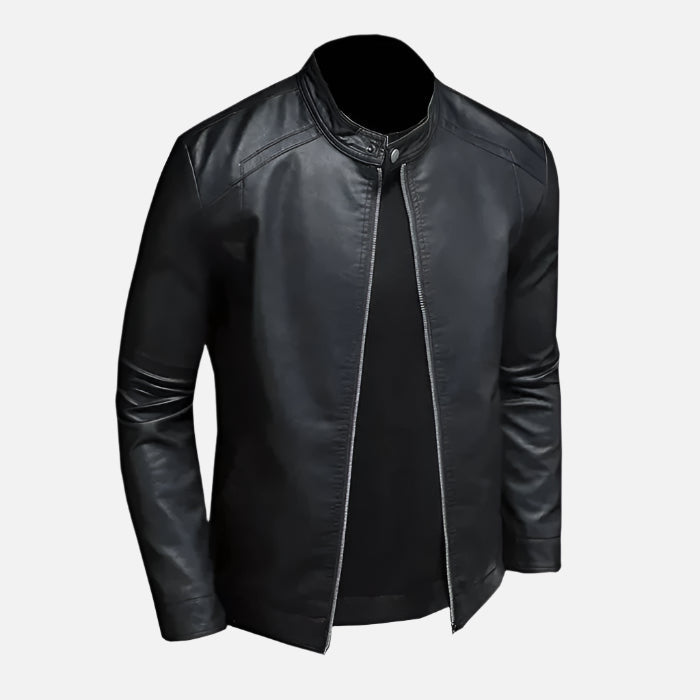 Jaqueta Masculina em Couro Ferrutini FRT209