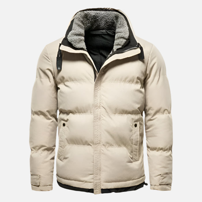Jaqueta Masculina Puffer Forrada em Lã Ferrutini FRT217