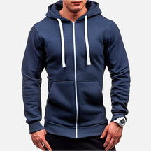 Jaqueta Moletom Masculina com Capuz e Zíper Ferrutini FRT184