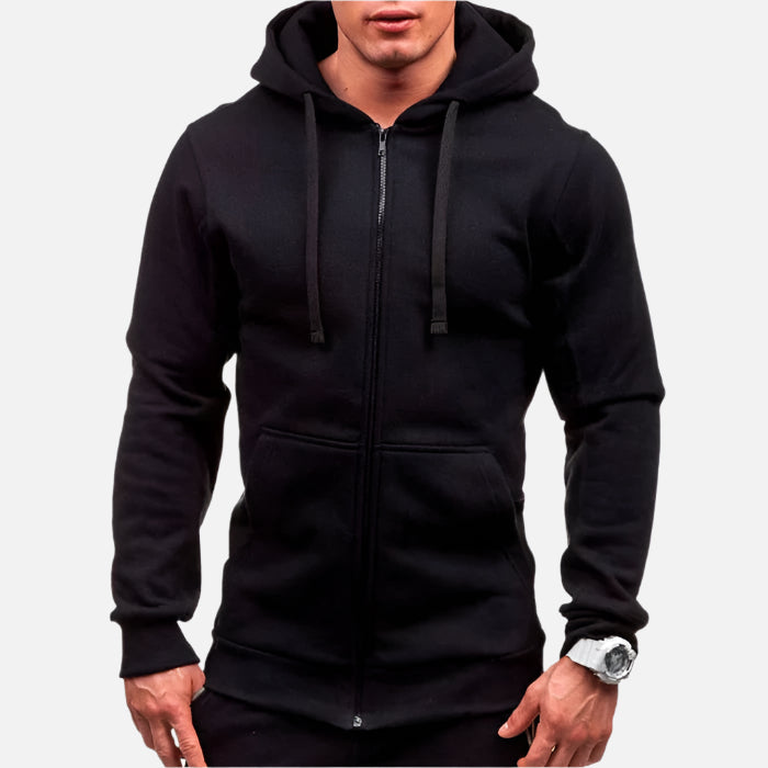 Jaqueta Moletom Masculina com Capuz e Zíper Ferrutini FRT184