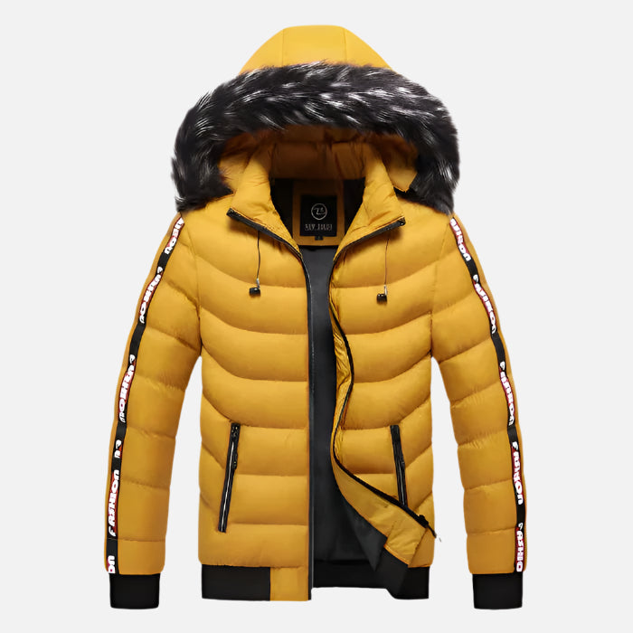 Jaqueta Puffer Masculina Capuz Forrado Ferrutini FRT206