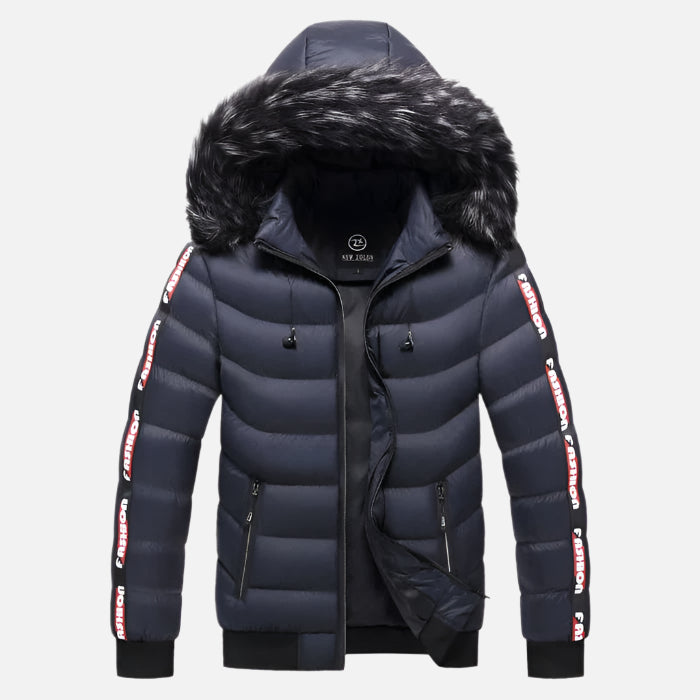 Jaqueta Puffer Masculina Capuz Forrado Ferrutini FRT206
