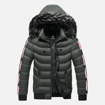 Jaqueta Puffer Masculina Capuz Forrado Ferrutini FRT206