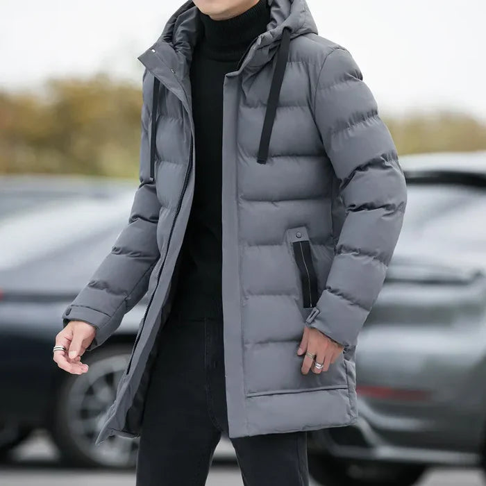 Jaqueta Puffer Masculina Alongada Ferrutini FRT179