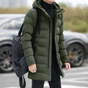 Jaqueta Puffer Masculina Alongada Ferrutini FRT179