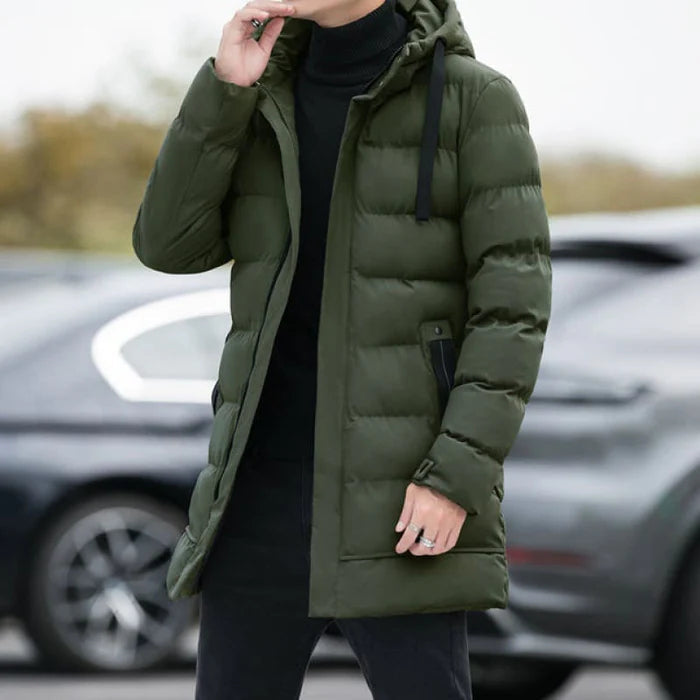 Jaqueta Puffer Masculina Alongada Ferrutini FRT179