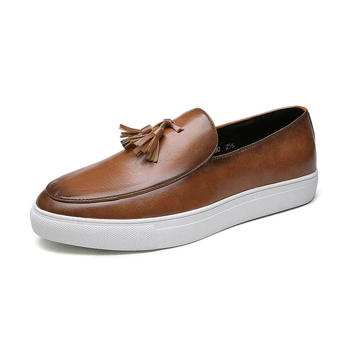 Sapato Mocassim em Couro Masculino Montvani MV333