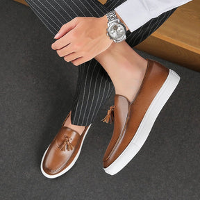 Sapato Mocassim em Couro Masculino Montvani MV333