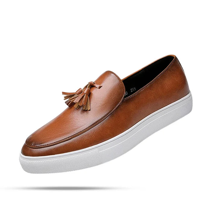 Sapato Mocassim em Couro Masculino Montvani MV333