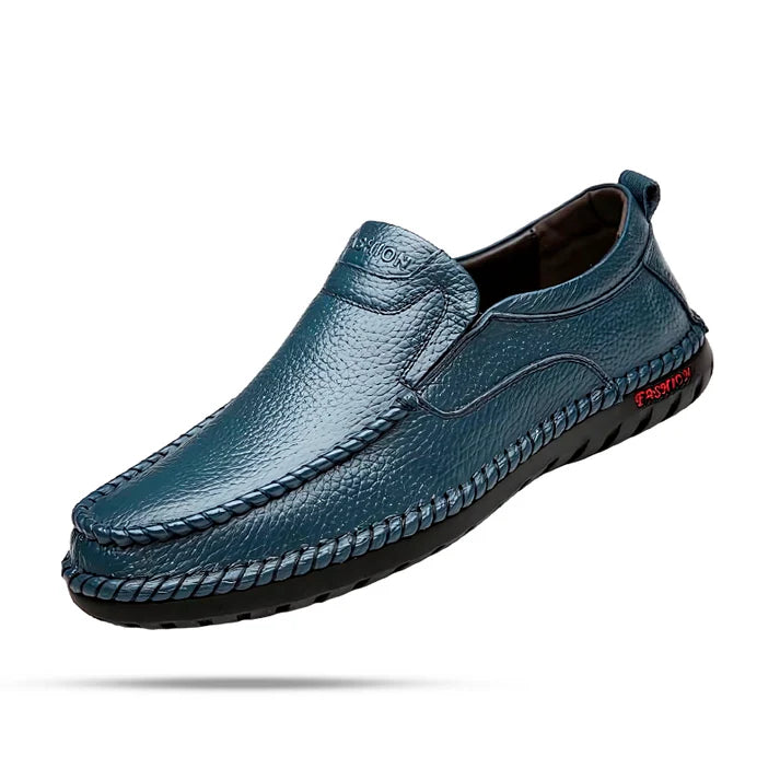 Sapato Mocassim em Couro Masculino Montvani MV338