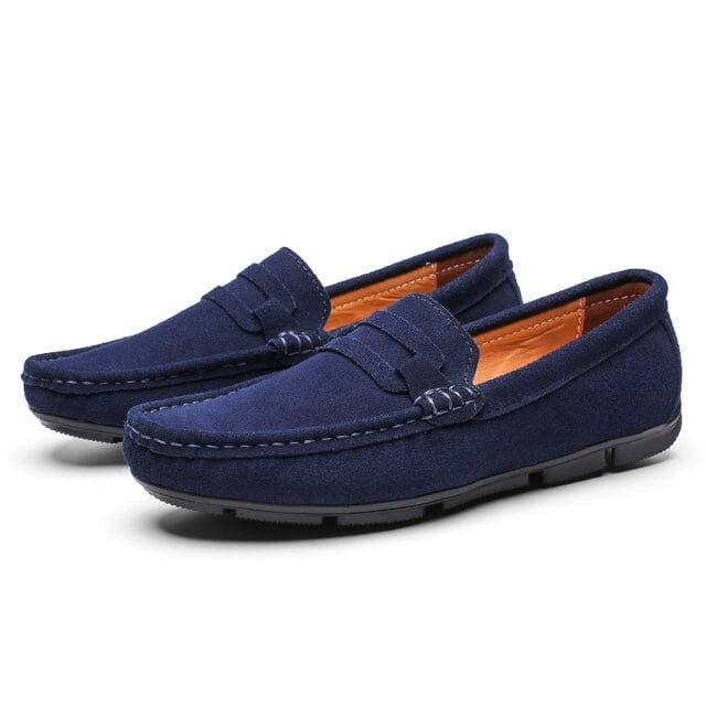 Sapato Mocassim Masculino de Camurça Montvani MV314