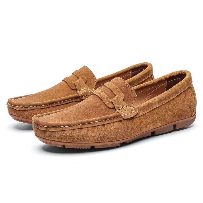 Sapato Mocassim Masculino de Camurça Montvani MV314