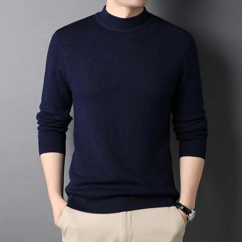 Suéter Masculino em Lã Gola Alta Ferrutini FRT240