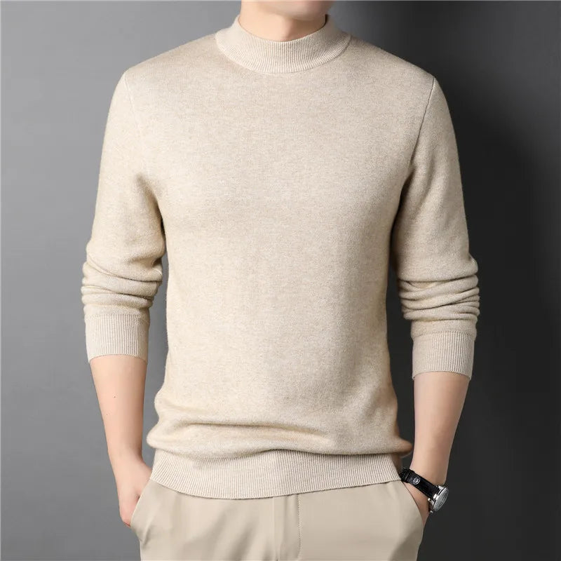 Suéter Masculino em Lã Gola Alta Ferrutini FRT240