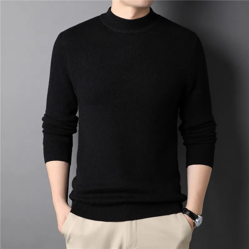 Suéter Masculino em Lã Gola Alta Ferrutini FRT240
