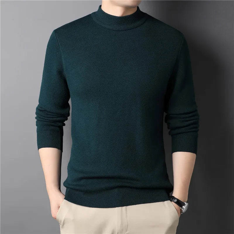 Suéter Masculino em Lã Gola Alta Ferrutini FRT240