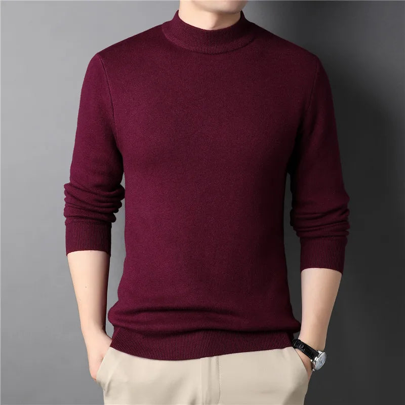 Suéter Masculino em Lã Gola Alta Ferrutini FRT240
