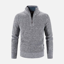 Suéter Masculino Gola Bordado Meio Zíper Ferrutini FRT234