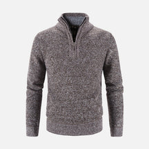 Suéter Masculino Gola Bordado Meio Zíper Ferrutini FRT234