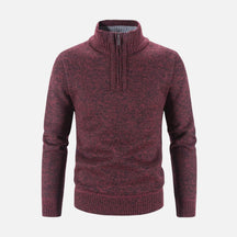 Suéter Masculino Gola Bordado Meio Zíper Ferrutini FRT234