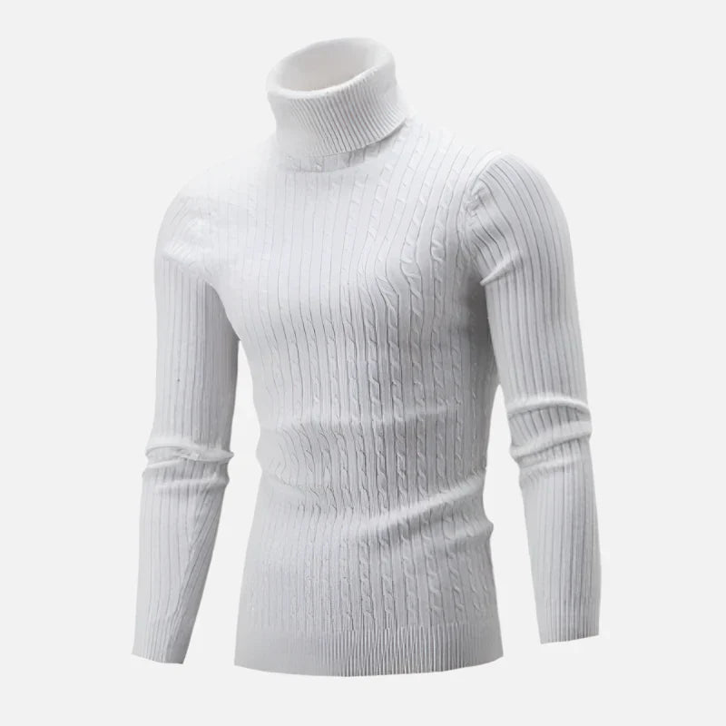 Suéter Masculino Pullover de Gola Alta Ferrutini FRT231
