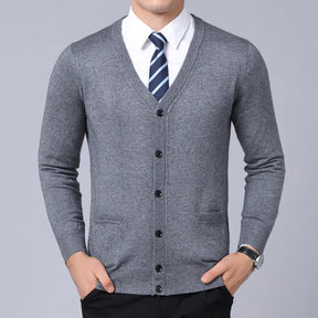 Suéter Masculino Slim Fit em Lã Ferrutini FRT237