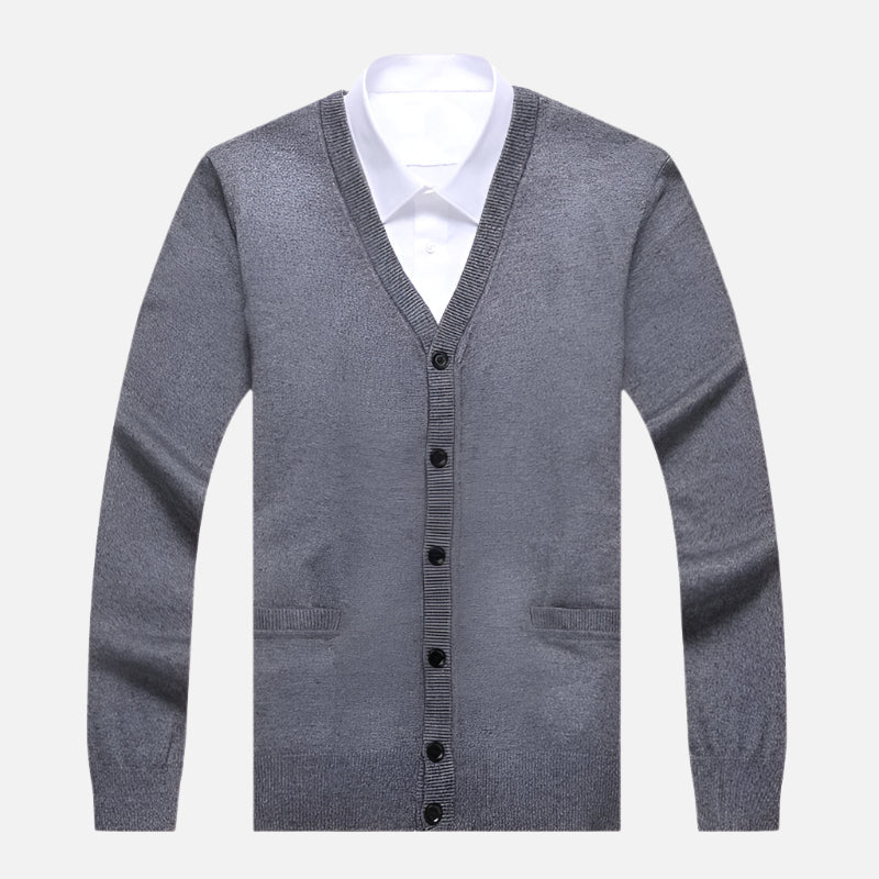 Suéter Masculino Slim Fit em Lã Ferrutini FRT237