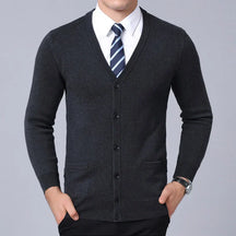Suéter Masculino Slim Fit em Lã Ferrutini FRT237