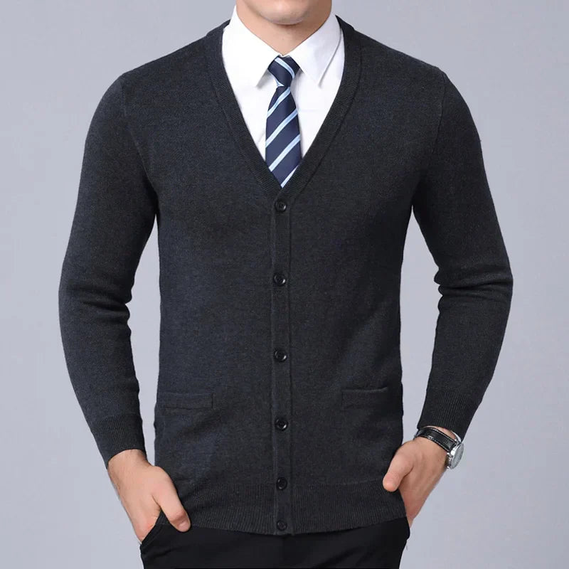 Suéter Masculino Slim Fit em Lã Ferrutini FRT237